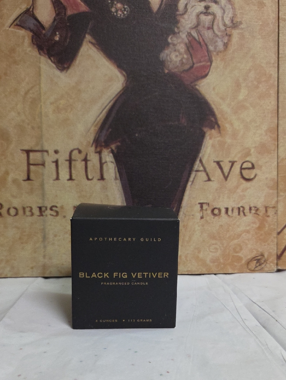Apothecary Guild Black Fig Vetiver Candle - Black